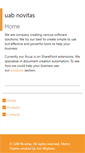 Mobile Screenshot of novitasuab.com